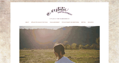 Desktop Screenshot of ecstaticunfoldment.com